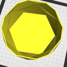 hexagonal pot la maison de fleurs 3d print model - Mito3D