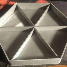 hexagonal sorting tray tool work diy organize 3d print model - Mito3D