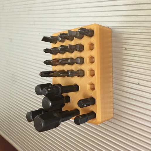 Sechskant-Tipp-Halter tool sechseckige Tipp - Schraubendreher drill 6 panels 3D print model - Mito3D
