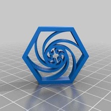 hexagone art sculptures 3d print model - Mito3D