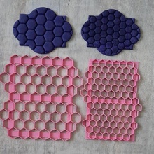 hexagons texture - honeycomb 3d print model - Mito3D