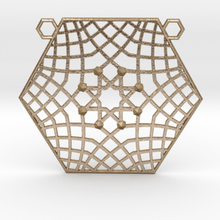 hexapendant divers hexagonal pendentif retombants 3d print model - Mito3D