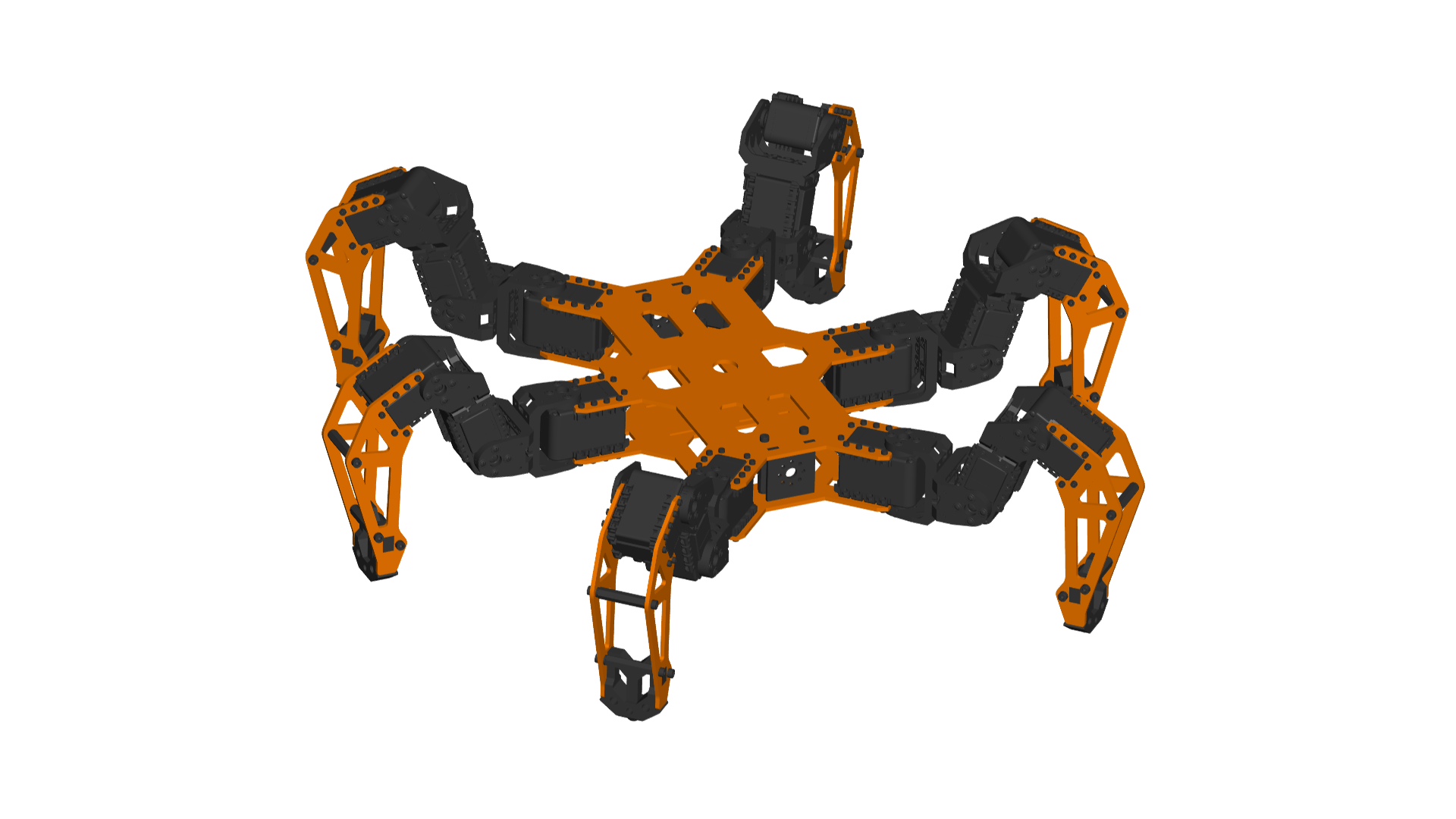 ayaklı robot kavrayıcı kol robotik el 3D print model - Mito3D