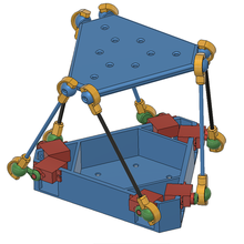 hexapod ferramenta 3d print model - Mito3D
