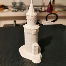 hexenturm idstein fortress tower keep 3d print model - Mito3D