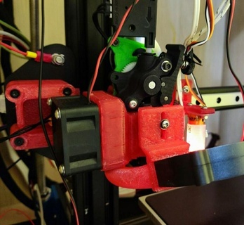 hextrudort mgn12 ender front mounted ender3 3 hevort part cooling 3d printer parts 3d print model - Mito3D
