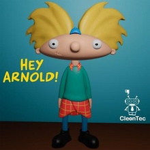 Hey arnold nickelodeon animato 2020 serie bambini popolare pc chiave us equipaggio membro ball_head helga Ehi Arnold 3d print model - Mito3D
