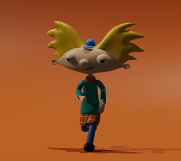 hey arnold art toy  3d print model - Mito3D