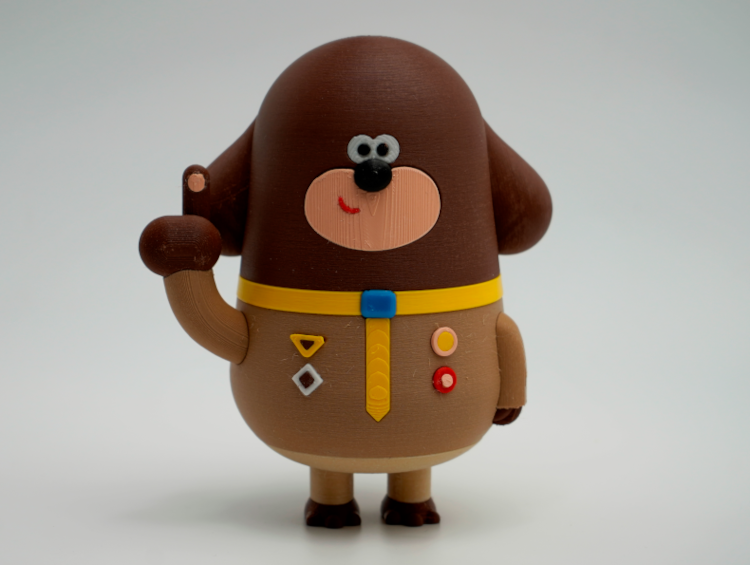 hey duggee character ouah toy 3D print model - Mito3D