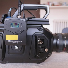 hf son récepteur crochet de l'appareil photo outil reflex numérique blackmagic ursa la caméra rosette 3d print model - Mito3D