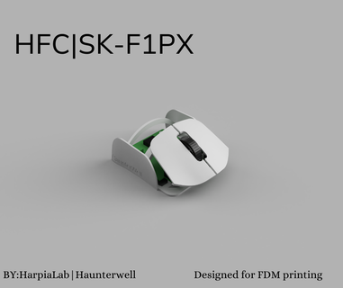 hfc sk-f1px skeleton vgn f1 pro max mouse mod Gadget viper v2 mini m2k finalmouse ul2 starlight fingertip 3d print model - Mito3D