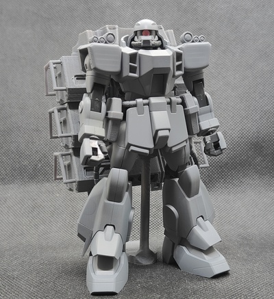 hg ospedale zaku guerriero gunpla gundam seme conversione kit 3d print model - Mito3D