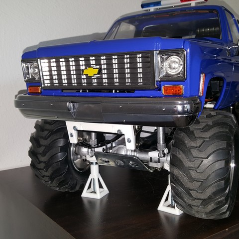 hg p407 tamiya bruiser rc4wd chevy blazer ess-one game dr-knut clone body mount kit crawler scaler truck rc-car 3D print model - Mito3D