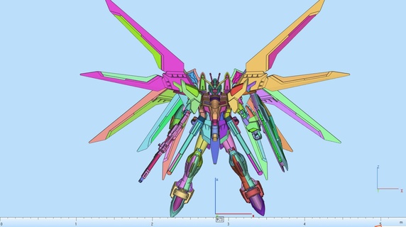 hg steigende Freiheit Gundam 3d print model - Mito3D