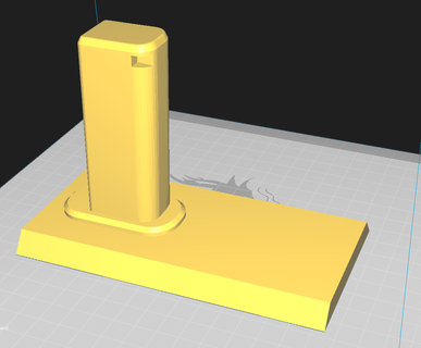 hi capa ficar pé simples 3d print model - Mito3D