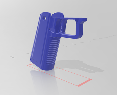capa airsoft apretón hicapa pistola 51 3d print model - Mito3D