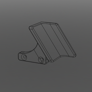 capa Thumbrest ipsc uspsa polegar descansar 3d print model - Mito3D