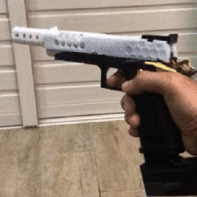 hicapa slide honeycomb concept - high resolution game airsoft upgrades handguns 3d print model - Mito3D
