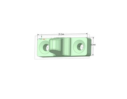 hidden catch latch assembly 3d print model - Mito3D