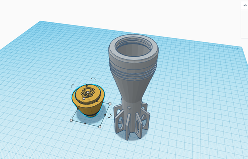 hidden secret chamber mortar box bomb 3d print model - Mito3D