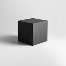 hide small cube black box storage stationery 3d print model - Mito3D