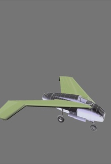 hienkel p1078c luft46 Flugzeug wwii 3d print model - Mito3D