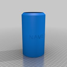 high tech koozie personalizable grabable 3d print model - Mito3D