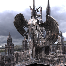 yüksek kemer kraliçe katedral 3d print model - Mito3D