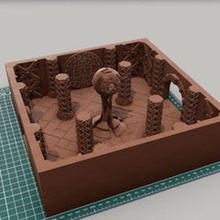 high blood elf palace v1 game table terrain war hammer dnd digital taxidermy 3d print model - Mito3D