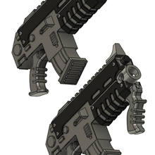 high caliber carbines space recon game bolt carbine bit details marine primaris toy accessories warhammer 40k 3d print model - Mito3D
