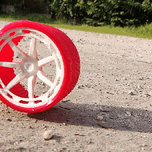 high performance wheel tyre tire rim lamborghini ferrari pirelli michelin porsche car sportscar racing race rubber rain slick speed toy 3d print model - Mito3D