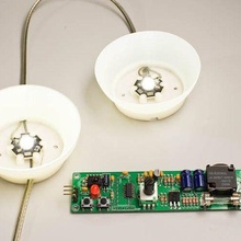 high power led mini lamp shade 3d electronics household openscad parametric diy 3d print model - Mito3D
