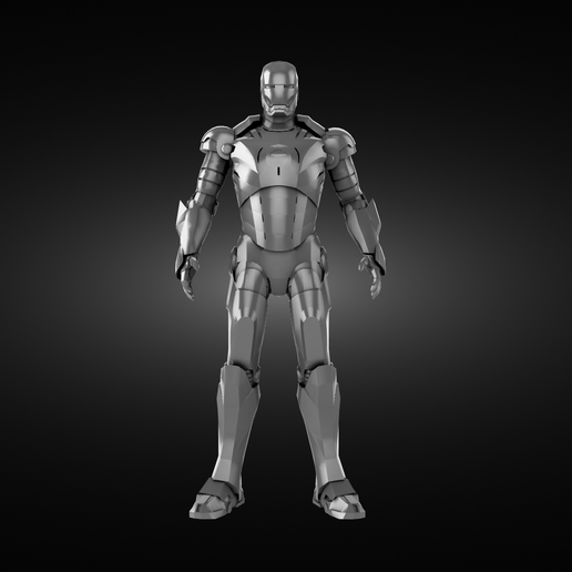 high quality detailed iron man model marvel hero super heroes movie cinema poplular 3D print model - Mito3D