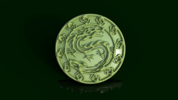 high relief dragon flames iii Jewelry fire breath of scales beast power mythology fierce heat blazing flares roar fantasy danger wings glow destruction mythical 3d print model - Mito3D