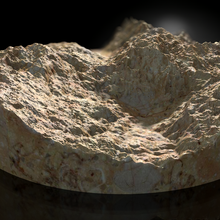 alto res roccia terreno paesaggio miniatura 3d print model - Mito3D