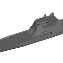 Alto Rapidez barco 3d print model - Mito3D