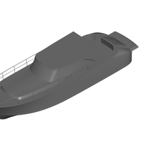 alto velocidad barco 3d print model - Mito3D