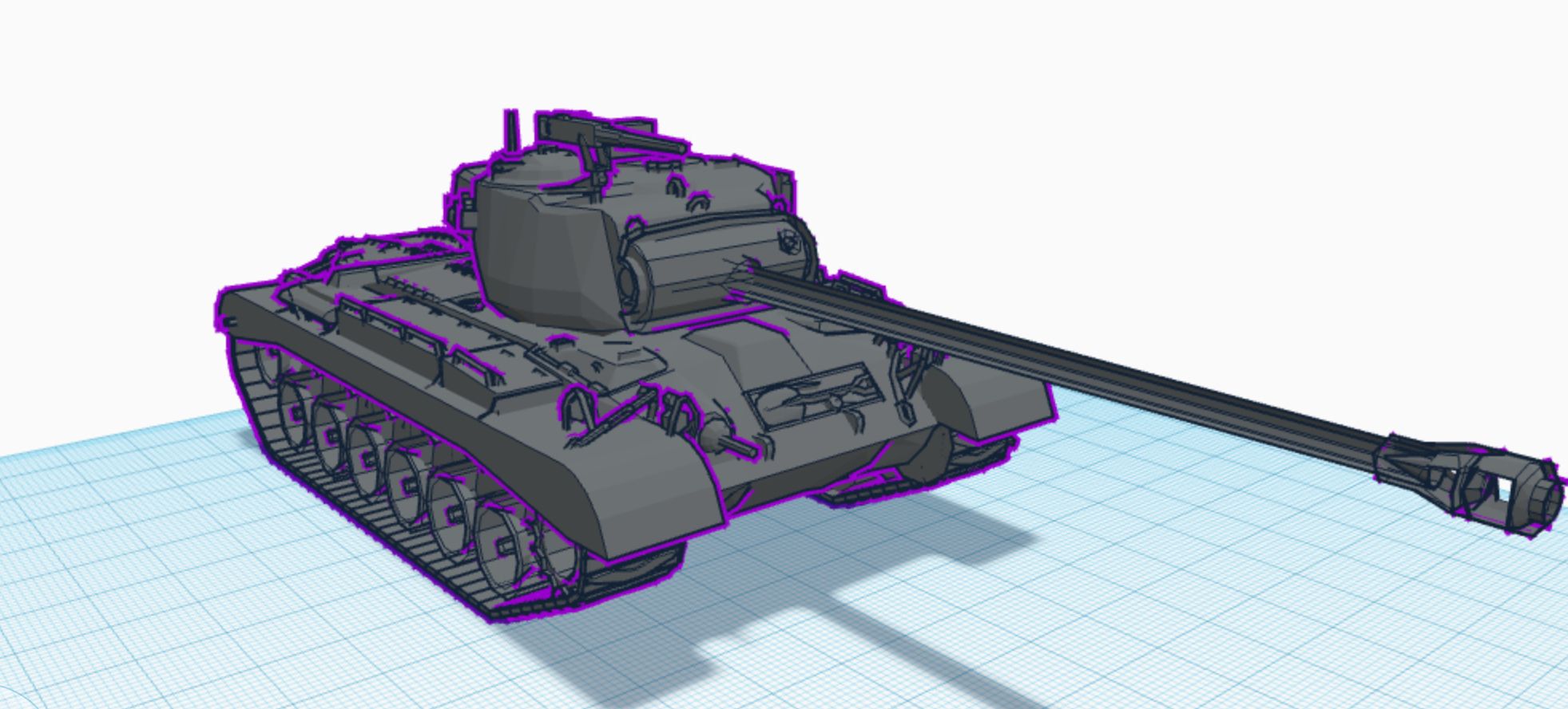 höchst detailliert Panzer Modell Krieg Spiele 3D print model - Mito3D