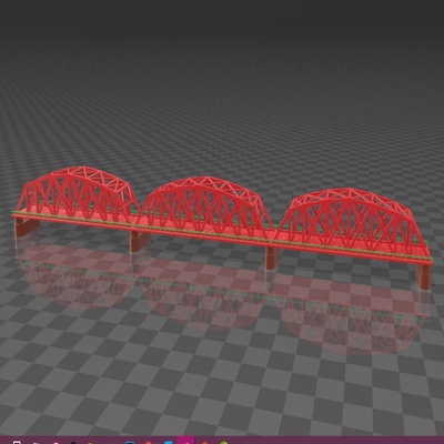 highway bridge - santiago del estero arg cartwright sgo buildings structures 3d print model - Mito3D
