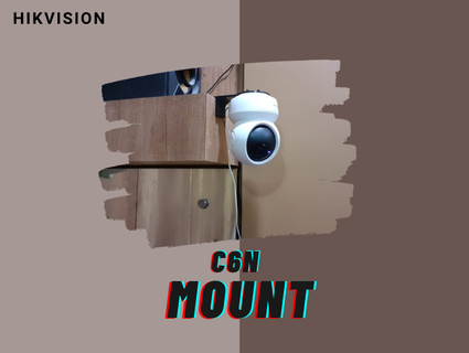 hikvision c6n camera shelf mount 3d print model - Mito3D