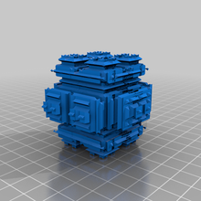 hilbert cubo arte matematica 3d print model - Mito3D