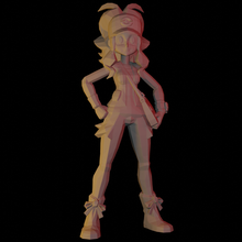 Hilda pokemon entrenador figura 3d print model - Mito3D