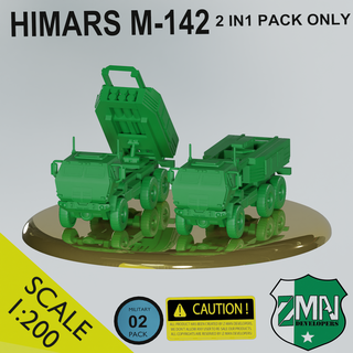 Himar 142 2 1 v1 m142 Militär LKW Rakete Startprogramm Panzer sla 200 Harz 3d print model - Mito3D