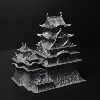 himeji castillo Japón arquitectura edificio japonés medieval tokio miniatura Asia shogun fuerte punto referencia samurai fortaleza minimundo miniworld3d tinkerzon Kioto 3d print model - Mito3D