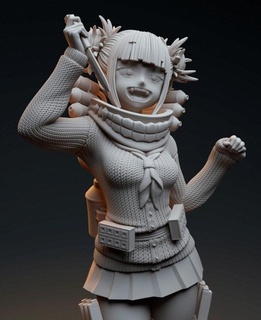 himiko toga - boku hero 3d print model - Mito3D