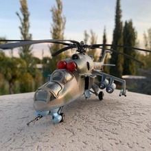 hind mi24 russian helicopter - scale model 1 48 game heli hobby assembly kit 3d print model - Mito3D