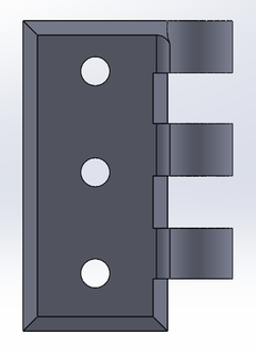 hinge screw fastening 3d print model - Mito3D
