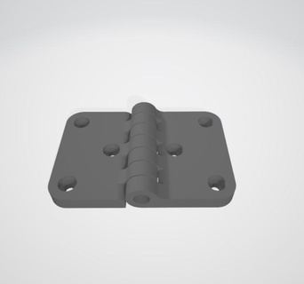 charnière fermeture fermer clé plier 3d print model - Mito3D