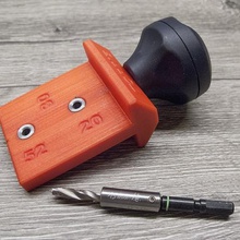 hinge drill jig tool parts 3d print model - Mito3D