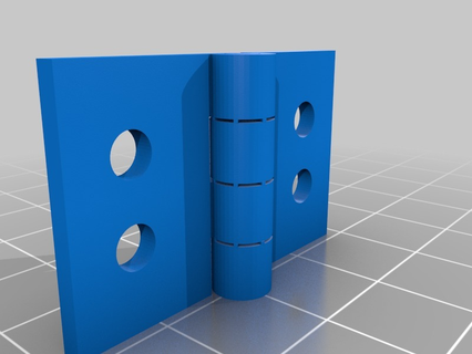 dobradiça congelador caixa personalizado partes 3d print model - Mito3D